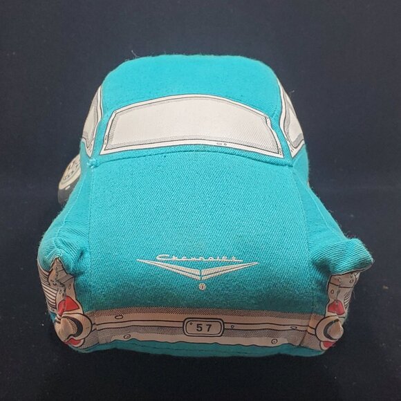 Vintage Dreamwheels Chevy Bel Air Car Plush Pillow Stuffed Toy Blue 1985 - Picture 5 of 16